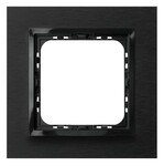 Одинарна рамка — щіткований антрацит, імпресія