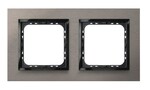 Подвійна рамка — щіткована сатина Імпресія