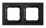 Подвійна рамка — щіткований антрацит імпресія