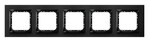 П’ятикратна рамка — Щіткований антрацит Імпресія