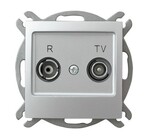 Проточний RTV роз’єм 10-дБ — срібна імпресія