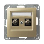 Подвійне еквіпотенційне гніздо ZŁOTY METALIK IMPRESJA