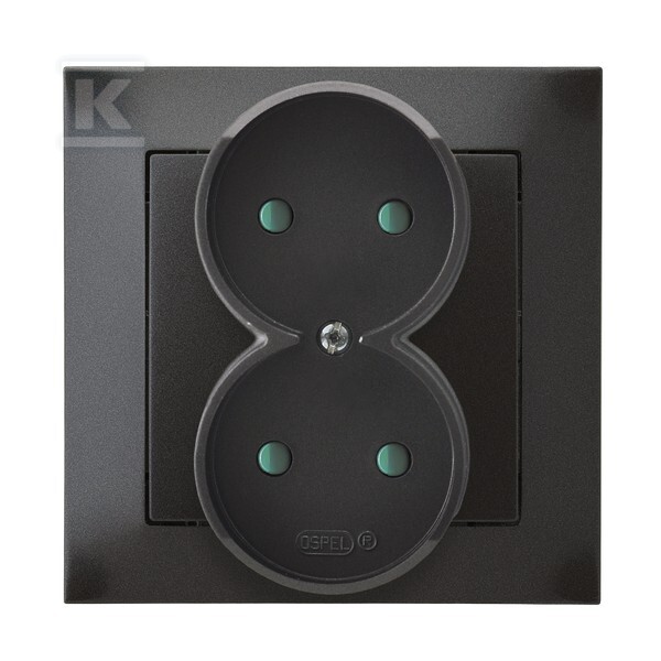 Подвійне гніздо з захисними елементами - GP-2YP/50