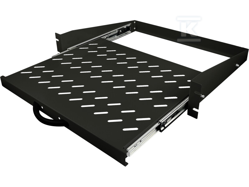 Висувна полиця 19" 2U глибиною 350mm, - SA-PW-19-2U-350-4-C