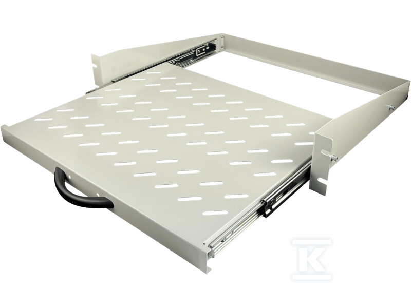 Висувна полиця 19" 2U глибиною 350mm, - SA-PW-19-2U-350-4-S