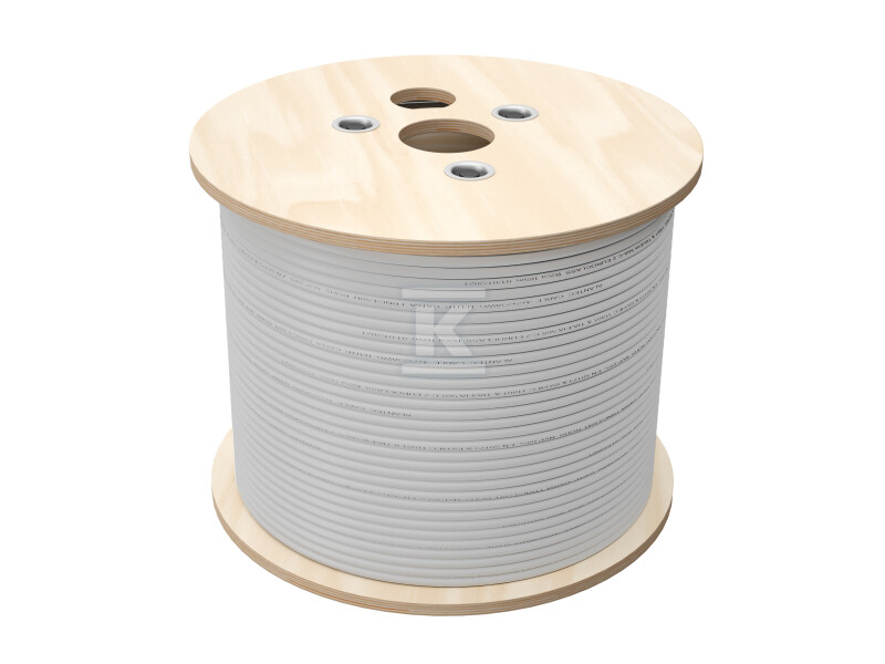 Кабель S/FTP кат.6A, мережевий, вита - KIS6ALSOH500DQ