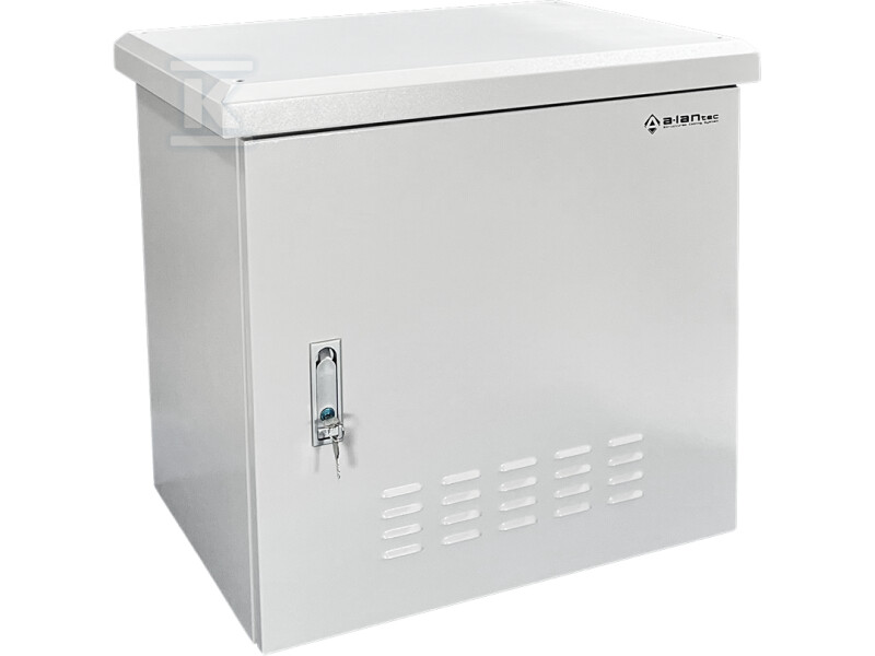 Зовнішня шафа стійки IP55, настінна 19" - SZ-9U-600-600-01-S