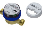 KÉSZLET: JS hidegvízmérő, JS-02 típus DN15 (1/2"), Q3=1,6 m3/h, R100, Tmax: 50 °C, L=110mm, csatlakozás GZ3/4" + NAXOM-OP-04-1a-U81614 rádiómodul