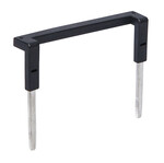 З'єднувач 2-полюсний ZGZP4-2 BK