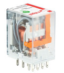 Двостабільний промисловий реле з двома котушками 3P AgNi 12 V DC IP40 R3B-2013-23-D012-W