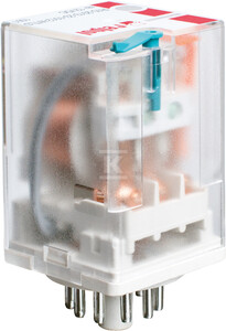 Relé industrial 3P 10A 40V DC AgNi R15-2013-23-1040-WTL 852784 ...