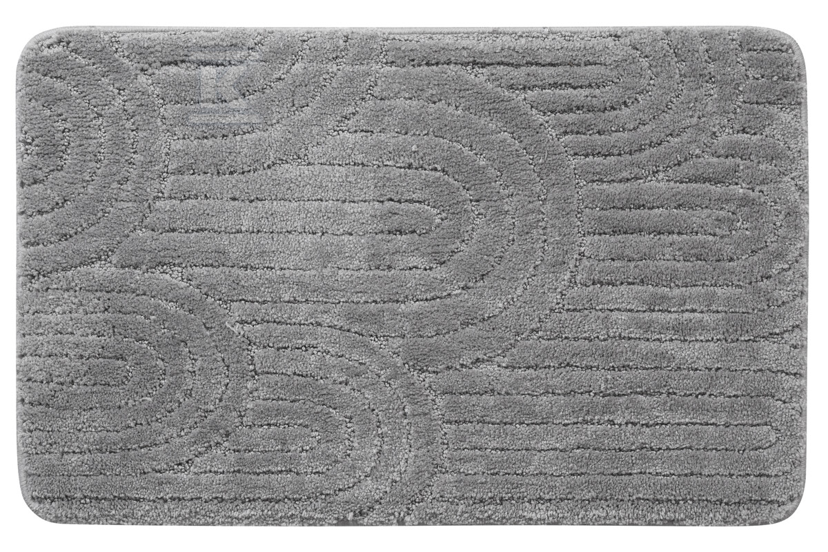 Dywanik łazienkowy Rist 80x50 szary - 08593