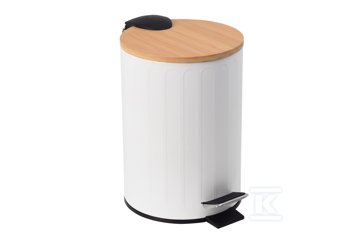 Poubelle à pédale Rado 3 l en bambou - 08422