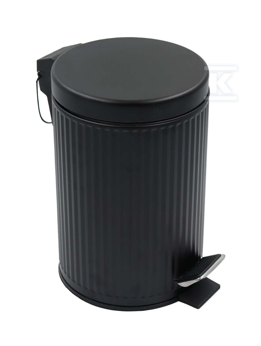 Kosz Basic II 3l grooved czarny - 08458