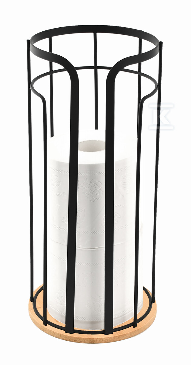 Стійка для запасу туалетного паперу Umbra бамбук чорний 08473