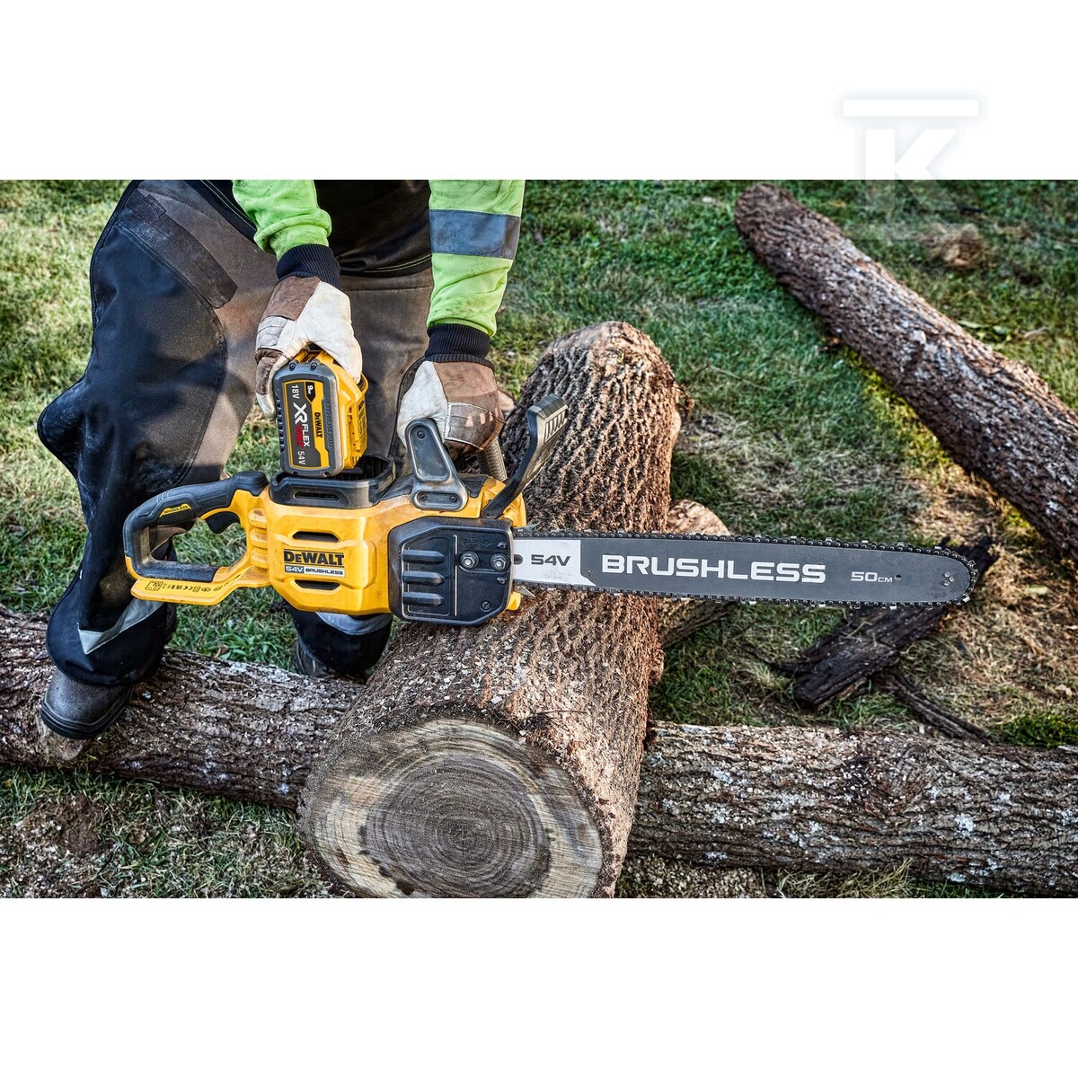 Piła łańcuchowa 50CM 1 x 9Ah FV 54V XR - DCMCS575X1-QW