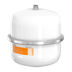Naczynie wzbiorcze przeponowe FLEXCON SOLAR-8, 8L, 2.5/8 bar / 110 st., przyłącze gwintowane R3/4", k.biały RAL 9010, do instalacji solarnych, wiszące