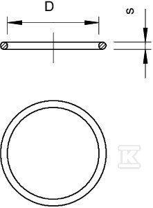 Tesniaci krúžok typ 171 M25 - 2088746