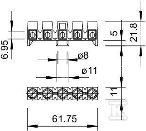 Reduction type 107 R M20-12 PA - 2030616