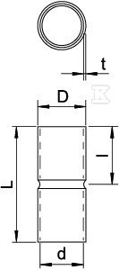 Objímka na potrubí typ SV16W G - 2046854