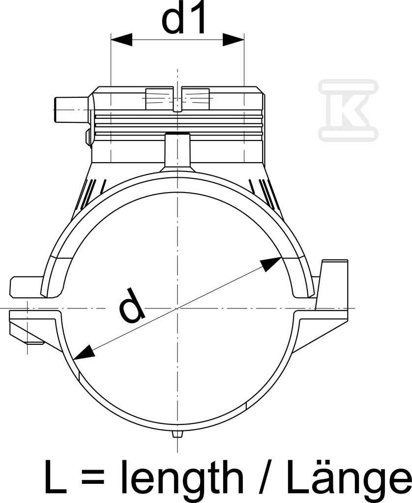 Elektrofuzijska obujmica DN160X63 - 193137097