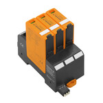 Kombinowany ogranicznik przepięć do systemów fotowoltaicznych (typ 1+2), DC, napięcie znamionowe (DC): 1500 V, Liczba biegunów: 3, VPU PV I+II 3 R 1500