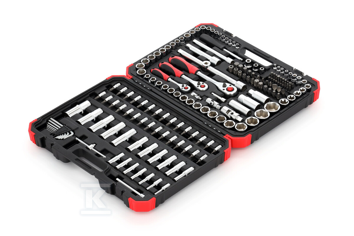 Набір насадок 1/4 3/8 1/2 172 шт. - R45603172