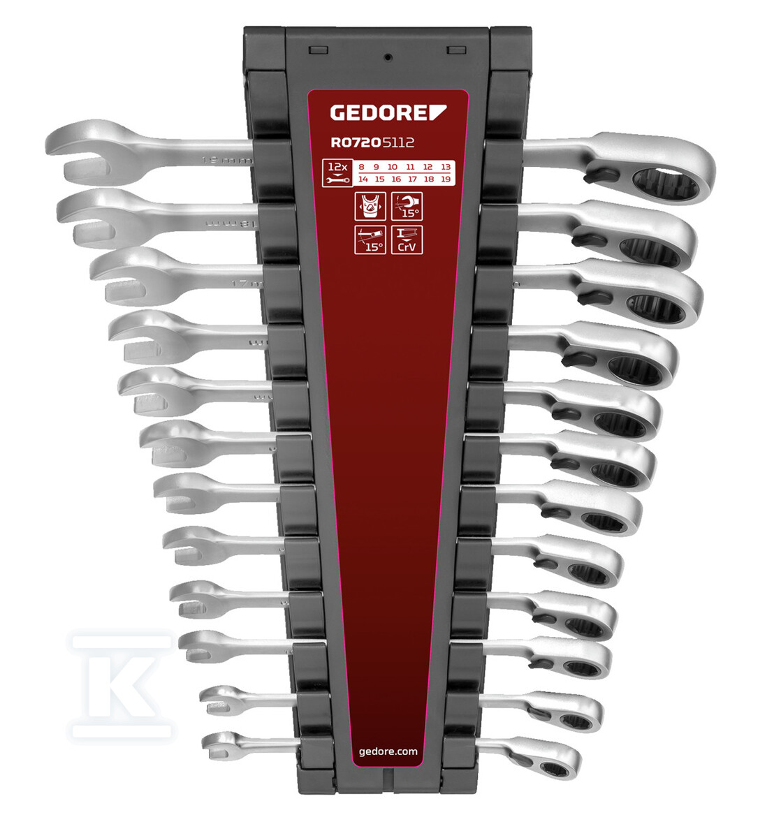 Набір гайкових ключів з тріскачкою - R07205112