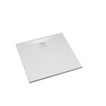Brodzik kompozytowy Stabilsound Plus® Majestic White Stone 90x90x3 cm, kwadratowy