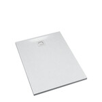 Brodzik kompozytowy Stabilsound Plus® Majestic White Stone 80x100x3,5 cm, prostokątny