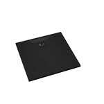 Brodzik kompozytowy Stabilsound Plus® Majestic Black Stone 80x80x3 cm, kwadratowy