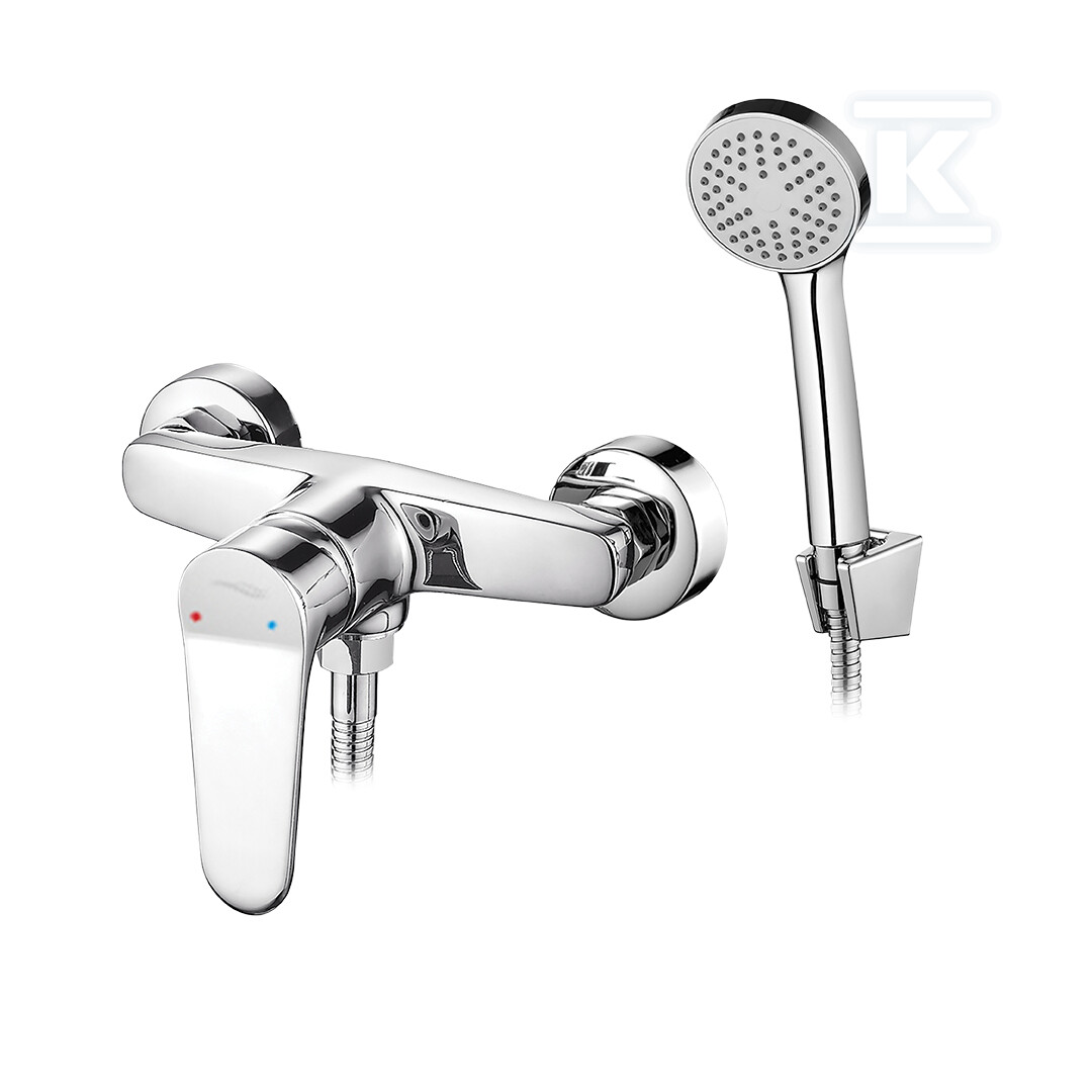 Bateria natryskowa ATEZ ścienna z - BTK_041D