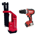 Обтискний інструмент ROMAX COMPACT 3 + дриль-шуруповерт RO DD55 - набір інструментів без акумуляторів і зарядних пристроїв AMP