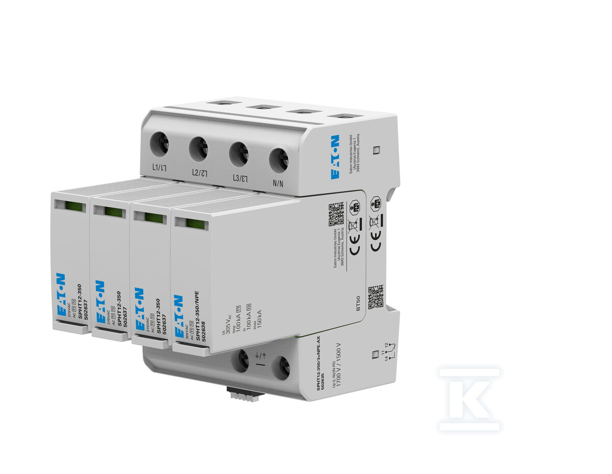 Ogranicznik przepięć Typ T1+T2 25kA - EP-502635