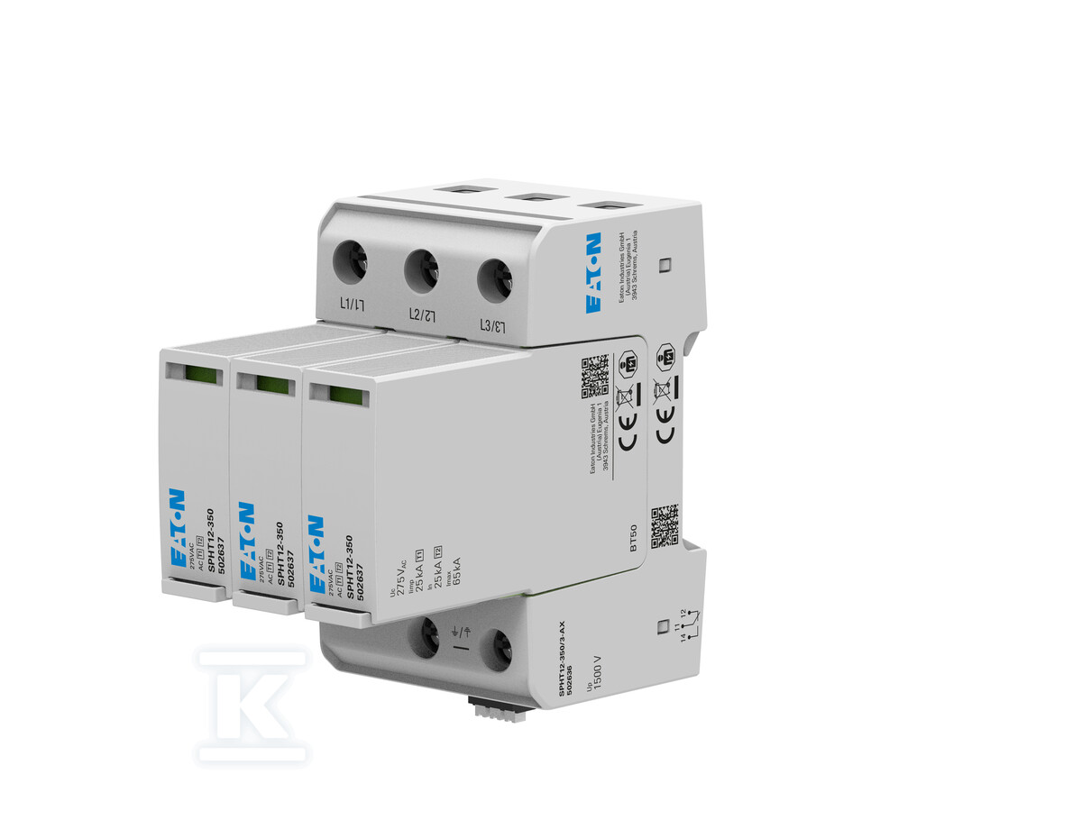 Ogranicznik przepięć Typ T1+T2 25kA - EP-502636