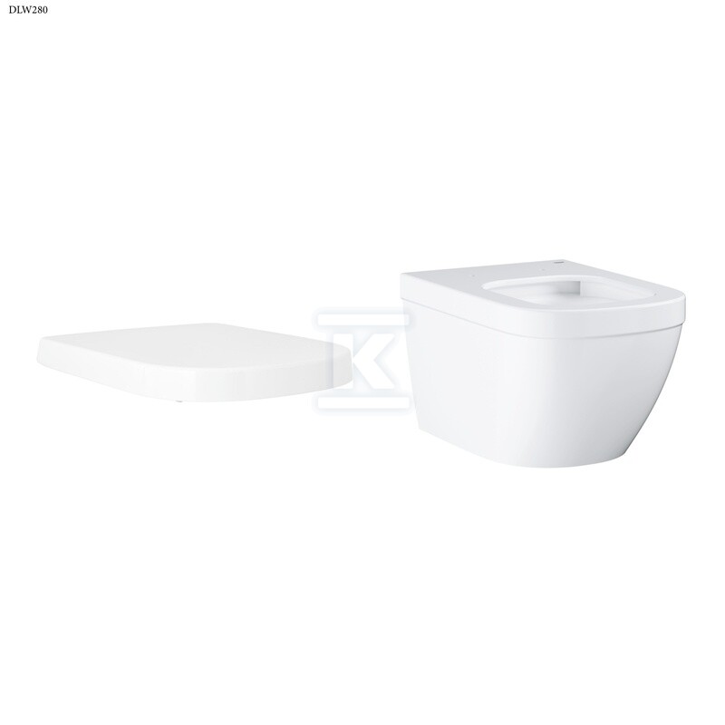 Miska WC wisząca Euro Ceramics - biel - DLW280