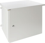 Шафа RACK 9U / 19” підвісна, вандалостійка 600x400 сіра