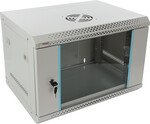 Шафа RACK 6U / 19” підвісна, зібрана 540x400 сіра