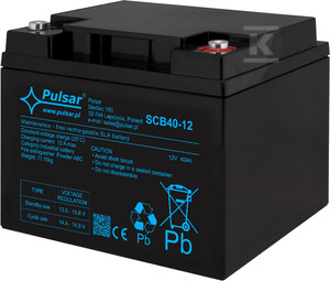 Akumulator 40Ah/12V SCB SCB40-12 - Hurtownia Onninen