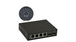 PoE комутатор 6-портовий SFG64 без блоку живлення для 4 IP камер