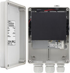 6-портовий комутатор SG64H з блоком живлення для 4 IP-камер у герметичному корпусі.