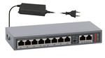 Ultralink FastEthernet Switch, 8xPoE+, 2xUpLink