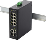 Промисловий комутатор PoE ISFG108 (8xPoE, 2xSFP, 2xRJ45)