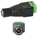 Перехідник КАБЕЛЬ-ГНІЗДО DC 5.5/2.1/N