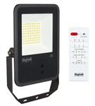 Світлодіодний прожектор з датчиком руху та сутінкового датчика FL LED 50W NERO IP66 SENS 4K