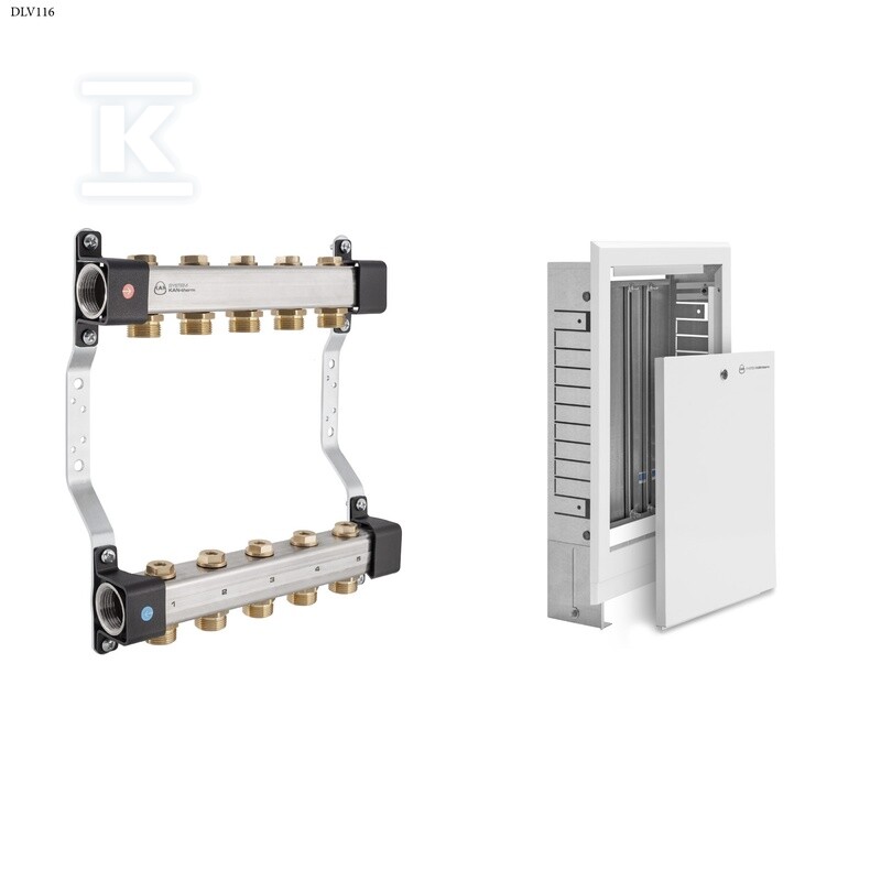 Rozdzielacz InoxFlow z zaworami - DLV116