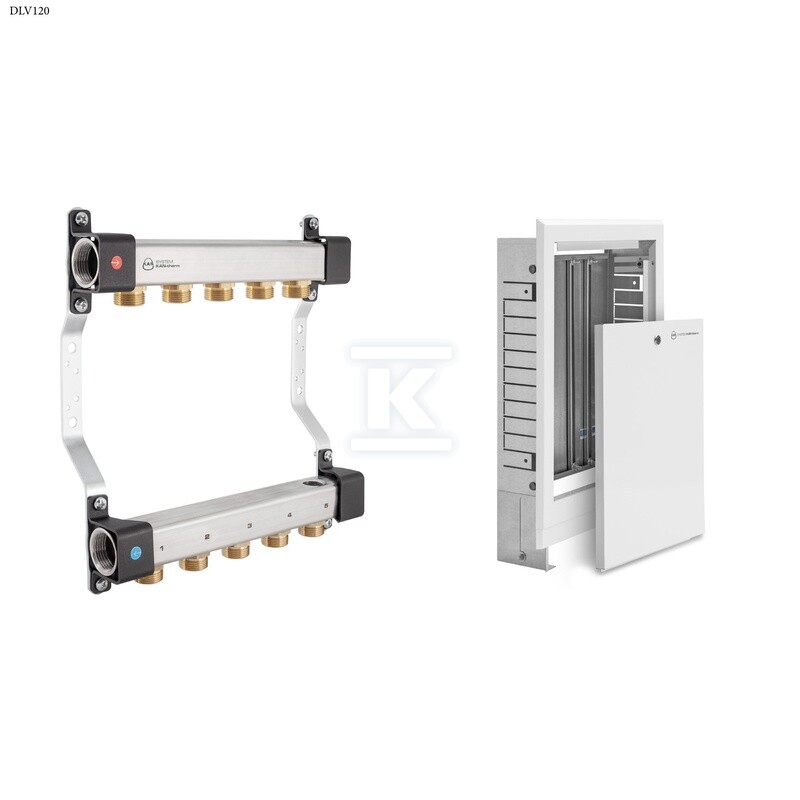 Rozdzielacz InoxFlow z nyplami do - DLV120