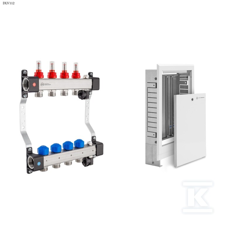 Rozdzielacz InoxFlow z zaworami do - DLV112