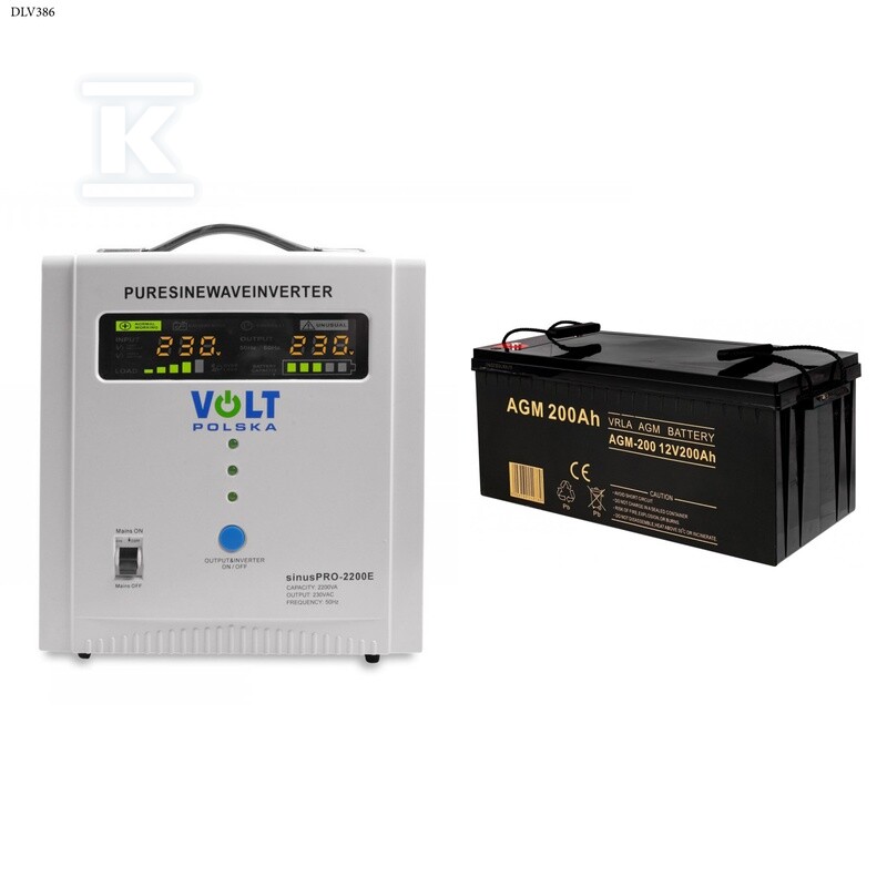 Zasilacz awaryjny SINUS PRO 2200 E - DLV386