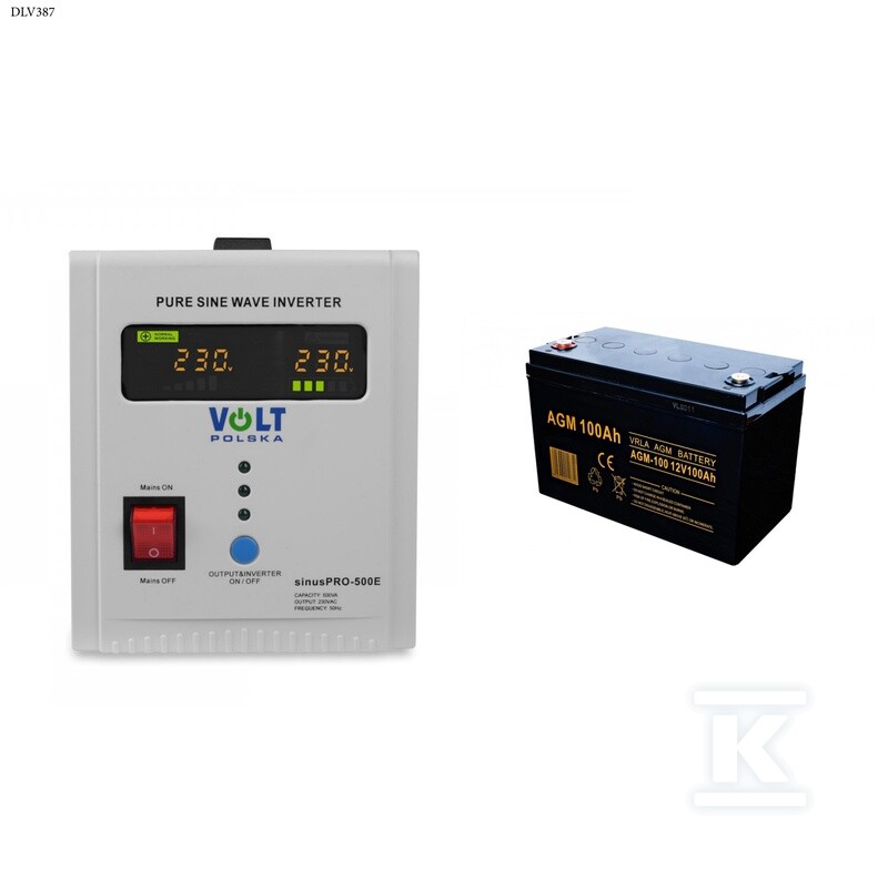 Zasilacz awaryjny SINUS PRO 500 E - DLV387